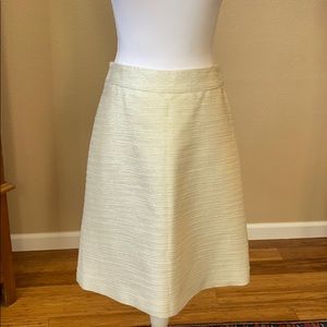 Anthropologie gold detail skirt